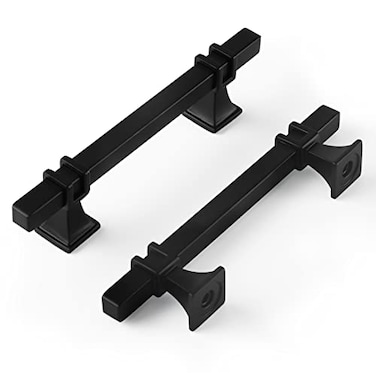 Goldenwarm 10 Pack 334 Inch Black Cabinet Pulls Zinc Alloy Matte Black Cabinet Pulls Dresser Handles Dresser Drawer Pulls Kitchen Drawer Handles