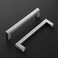 Ravinte 25 Pack Brushed Nickel Kitchen Cabinet Handles 614 Inch Cabinet Pulls Square Kitchen Hardware for Cabinet Drawer Pulls Drawer Handles Come with Screwdriver