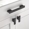 Asidrama 20 Pack 4 Inch102mm Matte Black Cabinet Pulls Kitchen Cabinet Handles Black Cabinet Pulls Cabinet Hardware for Cupboard Drawer