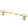 Alzassbg 10 Pack Brushed Gold Cabinet Pulls 5 Inch128mm Hole Centers Cabinet Handles Kitchen Hardware Straight Bar for Cabinets and Drawer AL3505MGP
