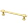 Alzassbg 10 Pack Brushed Gold Cabinet Pulls 5 Inch128mm Hole Centers Cabinet Handles Kitchen Hardware Straight Bar for Cabinets and Drawer AL3505MGP