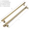 khtumeware 12 Inch Hole Center 5 Pack Champagne Bronze Heavy Duty Solid Satin Brass Cabinet Pulls Kitchen Drawer Handles for Dresser cabinets cabinets