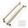 khtumeware 1 Pack Appliance Pull 18 Inch457mm Champagne Bronze Cabinet Pulls Champagne Brass Kitchen Cabinet Handles Kitchen Cabinet Hardware for Cupboard Drawer Handles Dresser Pulls