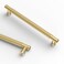 Asidrama 10 Pack 75 Inch192mm Brushed Gold Cabinet Pulls Knurled Kitchen Cabinet Handles Cabinet Pulls Kitchen Cabinet Hardware for Cupboard Drawer Pulls