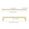 Asidrama 10 Pack 75 Inch192mm Gold Cabinet Pulls Cabinet Handles Cupboard Handles Kitchen Cabinet Hardware for Cupboard Drawer Pulls 3307