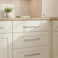 Alzassbg 6 Pack Brushed Satin Nickel Cabinet Handles 1113 Inch288mm Hole Centers Arch Modern Cabinet Pulls Kitchen Cabinets Hardware for Cabinets and Drawers AL3503SN