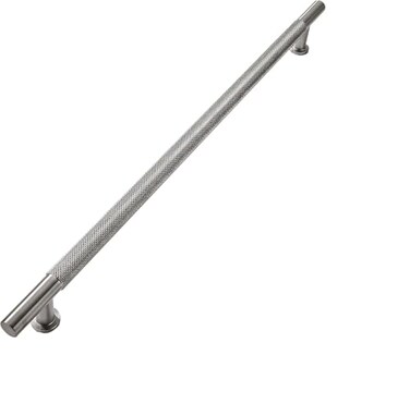 khtumeware 1 Pack 12 Inch305mm Soild Knurled Appliance Pulls Brushed Satin Nickel Cabinet Pulls Drawer Pulls Kitchen Hardware Kitchen Handles for Cabinets Cupboard Handles
