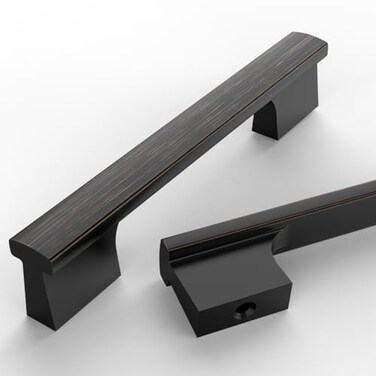 Asidrama 10 Pack 4 Inch102mm Oil Rubbed Bronze Cabinet Pulls Kitchen Cabinet Handles Cabinet Pulls Cabinet Hardware for Cupboard Drawer