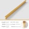 Shozafia 5 Pack Gold Cabinet Pulls Brushed Brass Kitchen Hardware Handles for Dresser Drawers T Shape Cabinet Hardware 1331 inchBrushed Gold