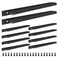 Malimali 10 Pack Black Finger Edge Pulls for Wardrobe Cabinets 1181 Drawer Pulls Kitchen Cabinet Handles Modern Aluminum Concealed Tab Pulls for Closet Door Matte Black