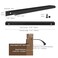Malimali 10 Pack Black Finger Edge Pulls for Wardrobe Cabinets 1181 Drawer Pulls Kitchen Cabinet Handles Modern Aluminum Concealed Tab Pulls for Closet Door Matte Black