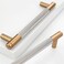 Gutuwellea 20 Pack 5 Inch 128 mm Bronze and Nickel Knurled Cabinet Handles Cabinet Pulls Aluminum Handles Knurled Drawer Pulls Oxidation Finish with Diamond Pattern 6 Length 5 Hole Center