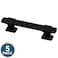 Franklin Brass 5 Pack Matte Black Adjustable Drawer Pulls Kitchen Cabinet Handles Cupboard Knobs and Dressers Fits 138 to 4 inch 35102mm Hole Center AdjustaPull