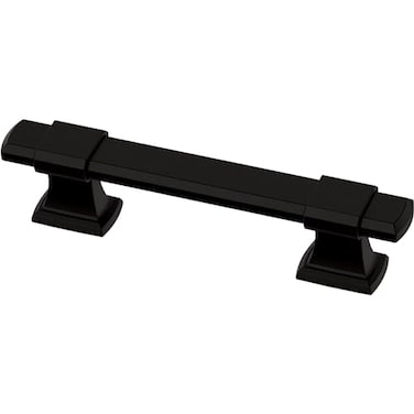Franklin Brass 5 Pack Matte Black Adjustable Drawer Pulls Kitchen Cabinet Handles Cupboard Knobs and Dressers Fits 138 to 4 inch 35102mm Hole Center AdjustaPull