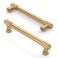Asidrama 10 Pack 5 Inch128mm Champagne Bronze Cabinet Pulls Knurled Cabinet Handles Kitchen Cabinet Hardware for Cupboard Drawer