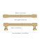 Asidrama 10 Pack 5 Inch128mm Champagne Bronze Cabinet Pulls Knurled Cabinet Handles Kitchen Cabinet Hardware for Cupboard Drawer