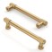 Asidrama 10 Pack 5 Inch128mm Champagne Bronze Cabinet Pulls Knurled Cabinet Handles Kitchen Cabinet Hardware for Cupboard Drawer