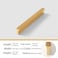 Shozafia 5 Pack Gold Cabinet Pulls Brushed Brass Kitchen Hardware Handles for Dresser Drawers Tbar Cabinet Hardware 582 inchBrushed Gold