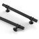 Asidrama 10 Pack 5 Inch128mm Knurled Matte Black Kitchen Cabinet Handles Cabinet Pulls Kitchen Cabinet Hardware Cupboard Handles Drawer Pulls
