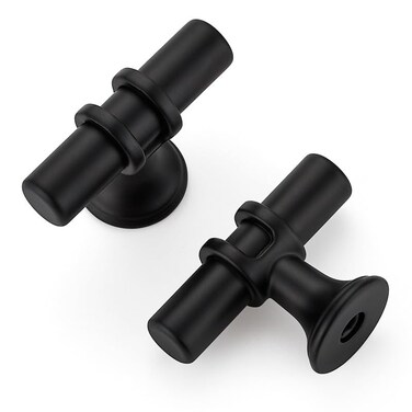 Home Expert Cabinet Handles Black Cabinet Pulls 30 Pack 2 Inch Single Hole