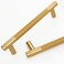 Gutuwellea 12 Pack 5 Inch 128 mm Gold Knurled Cabinet Handles Cabinet Pulls Aluminum Handles rawer Pulls Oxidation Finish with Diamond Pattern 6 Length 5 Hole Center