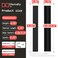 homdiy 10 Pack Adjustable Black Cabinet Pulls 1 to 4 25102mm Adjustable Hole Distance Drawer Pulls