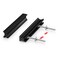 homdiy 10 Pack Adjustable Black Cabinet Pulls 1 to 4 25102mm Adjustable Hole Distance Drawer Pulls