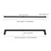 Asidrama 6 Pack 126 Inch320mm Matte Black Cabinet Pulls Cabinet Handles Cupboard Handles Kitchen Cabinet Hardware for Cupboard Drawer Pulls