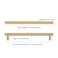 Asidrama 10 Pack 75 Inch192mm Champagne Bronze Cabinet Pulls Knurled Cabinet Handles Cupboard Handles Kitchen Cabinet Hardware for Cupboard Drawer Pulls