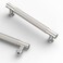 Asidrama 10 Pack 5 Inch128mm Brushed Satin Nickel Cabinet Pulls Knurled Kitchen Cabinet Handles Cabinet Pulls Kitchen Cabinet Hardware for Cupboard Drawer Pulls