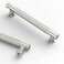 Asidrama 10 Pack 5 Inch128mm Brushed Satin Nickel Cabinet Pulls Knurled Kitchen Cabinet Handles Cabinet Pulls Kitchen Cabinet Hardware for Cupboard Drawer Pulls