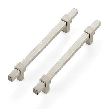 Ravinte Decor 30 Pack Brushed Nickel Cabinet Handles 5 Hole Center Cabinet Pulls Drawer Pulls Cabinet Hardware Kitchen Handles for Cabinets