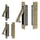 Dontay Pocket Door Pull Handle Edge Pull Professional Stainless Steel 304 Flush Mount Door Pull for Pocket Sliding Door Antique Brass 5