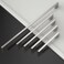 FILTA 6 Pack 125 Inch320mm Hole Centers Brushed Nickel Cabinet PullsStylish Satin Nickel Cabinet Pulls Zinc Alloy Cabinet Hardware for Cabinets Cupboard Handles Drawer Pulls