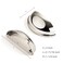 CABDM 10 Pack 3 Drawer Pulls Polished Nickel Cabinet Cup Pulls Kitchen Hardware Cabinet Handles Drawer Handles Knobs 3 inch 76mm Center to Center