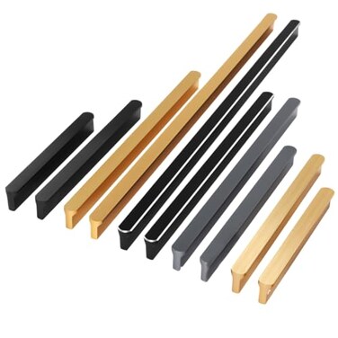 Shozafia 5 Pack Black Cabinet Pulls Kitchen Hardware Handles for Dresser Drawers T Shape Cabinet Hardware 709 inchBlack