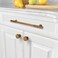 Asidrama 10 Pack 10 Inch254mm Antique Brass Cabinet pulls Kitchen Cabinet Handles Cabinet Pulls Kitchen Cabinet Hardware for Cupboard Drawer Pulls