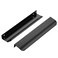 Ravinte Hardware 8 Pack Black Cabinet Handles 78 Inch 200mm Finger Edge Pulls 614 Inch Hole Center Finger Pulls for Cabinets