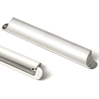 Goo-Ki GooKi 6 Pack Cup Drawer Pulls Brushed Satin Nickel Cup Pulls for Cabinets and Drawers 756 cc Brushed Nickel Bin Cup Cabinet Pulls Zinc Alloy Kitchen Hardware