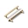 Goo-Ki GooKi 5 Inch 128 mm Hole Centers Luxurious Sturdy Zinc Alloy Cabinet HandlsChampagne Bronze Cabinet Pulls for KitchenDrawerCupboard Wardrobe6 Pack