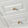 YAGU Modern 10 Pack Polished Brass Kitchen Drawer Knobs Cabinet Pulls Bright Gold Dresser Furniture Hardware for Cupboard Door Wardrobe Closet