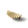 Goo-Ki GooKi 2564mm Hole Centers Champagne Bronze Cabinet PullsAccessible Luxury Zinc Alloy Drawer Pulls with FanShaped6 Pack
