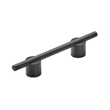 Amerock Cabinet Pull Matte Black 334 inch 96 mm Center to Center Transcendent 1 Pack Drawer Pull Drawer Handle Cabinet Hardware