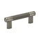 Amerock Kitchen Cabinet Pull Gunmetal 3 in 34 in 76 mm 96 mm CentertoCenter Bronx 1 Pack Furniture Hardware Cabinet Handle Bathroom Drawer Pull