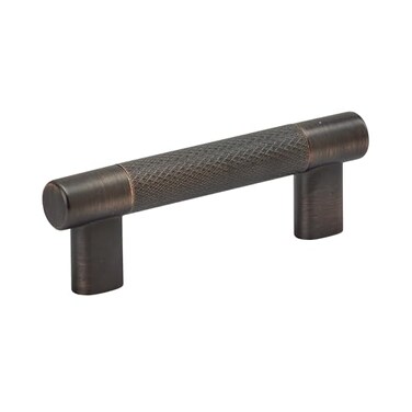 Amerock BP36557ORB Kitchen Cabinet Pull Oil Rubbed Bronze 3 inch or 334 inch 76 mm or 96 mm CentertoCenter Bronx 1 Pack Furniture Hardware Cabinet Handle Bathroom Drawer Pull