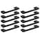 Design House 10Pack Caster Cabinet Pulls 3Inch 76mm Center to Center Drawer Pulls Matte Black Cabinet Handles Design House