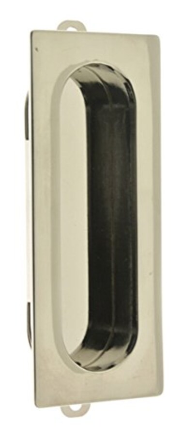 IDH by St. Simons idh by St Simons 25400014 Professional Grade Quality Genuine Solid Brass Rectangular Flush Pull Bright Nickel