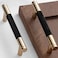 Gutuwellea 12 Pack 3 34 Inch 96 mm Gold and Black Cabinet Handles Cabinet Pulls Aluminum Handles Knurled Drawer Pulls Oxidation Finish with Diamond Pattern 5 Length 375 Inch Hole Center