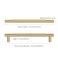 Asidrama 10 Pack 63 Inch160mm Champagne Bronze Cabinet Pulls Knurled Cabinet Handles Cupboard Handles Kitchen Cabinet Hardware for Cupboard Drawer Pulls 4483