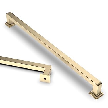 Asidrama 10 Pack 126 Inch320mm Brushed Brass Kitchen Cabinet Handles Cabinet Pulls Kitchen Cabinet Hardware Cupboard Handles Drawer Pulls